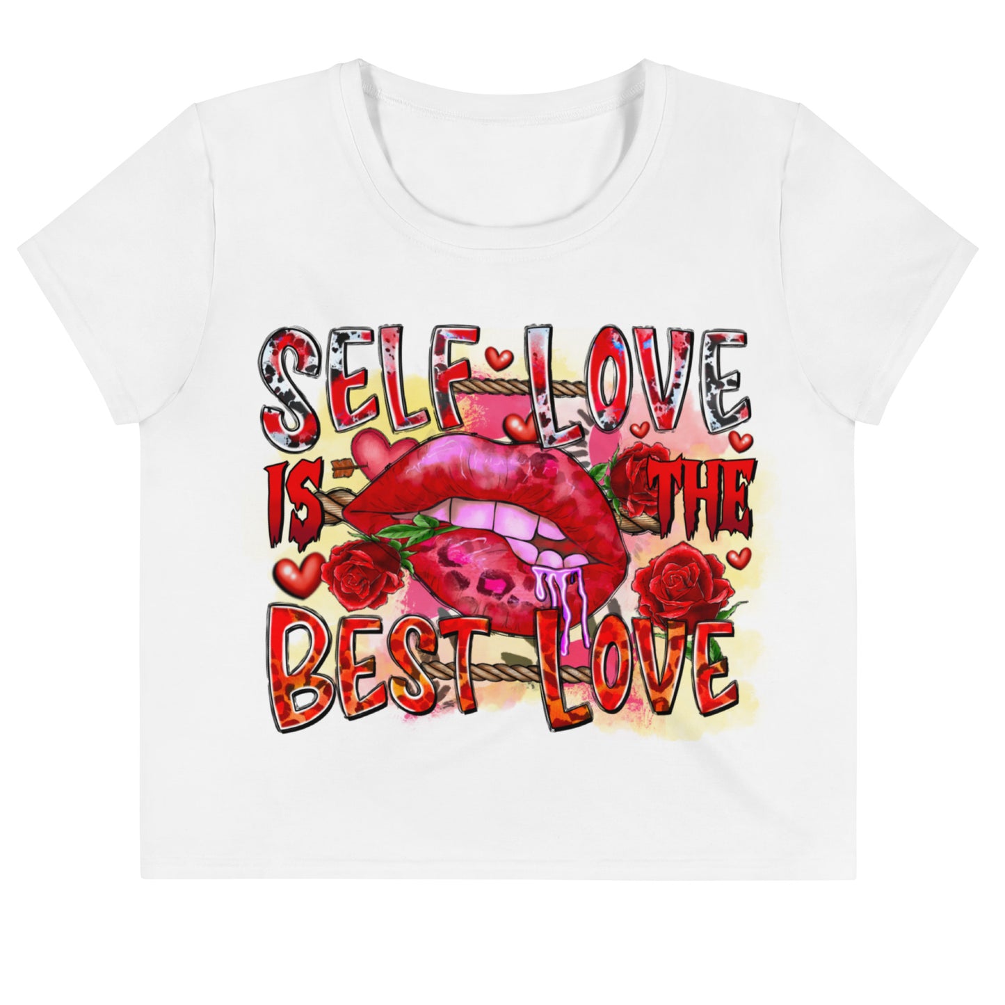 Self love Crop Tee