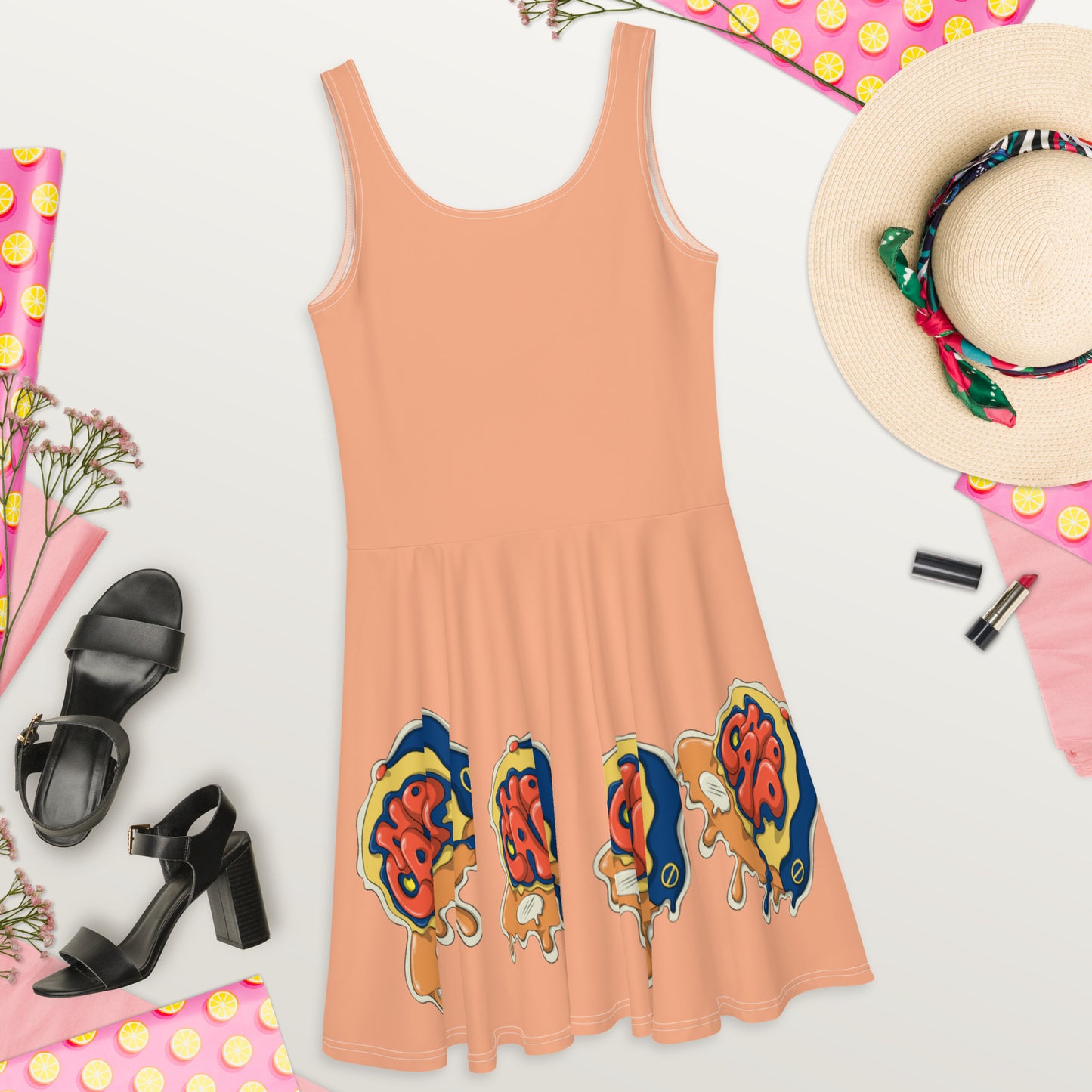 No Cap Skater Dress