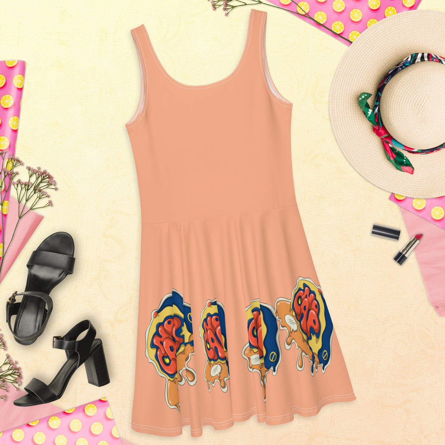 No Cap Skater Dress