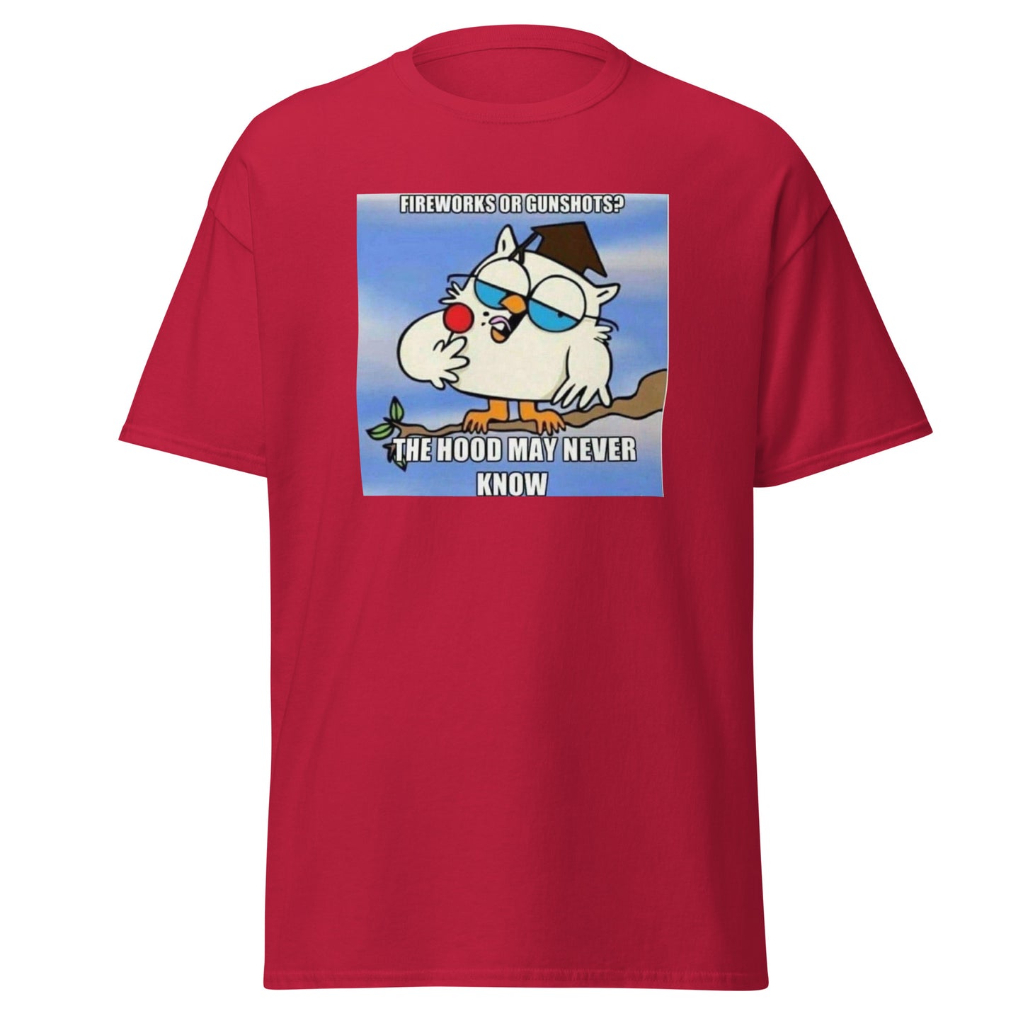 Men's Tee; The hood may never know...