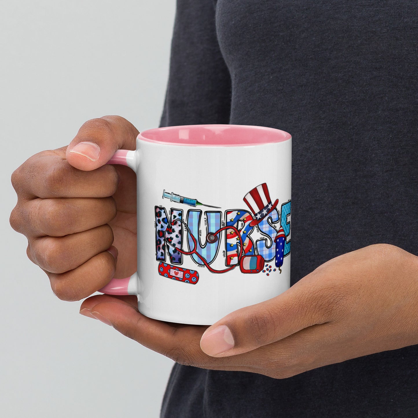 Multi color Nurse mug