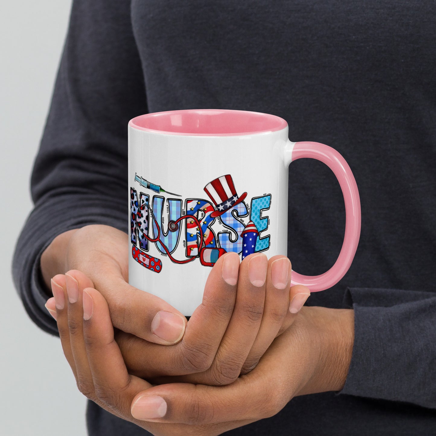 Multi color Nurse mug