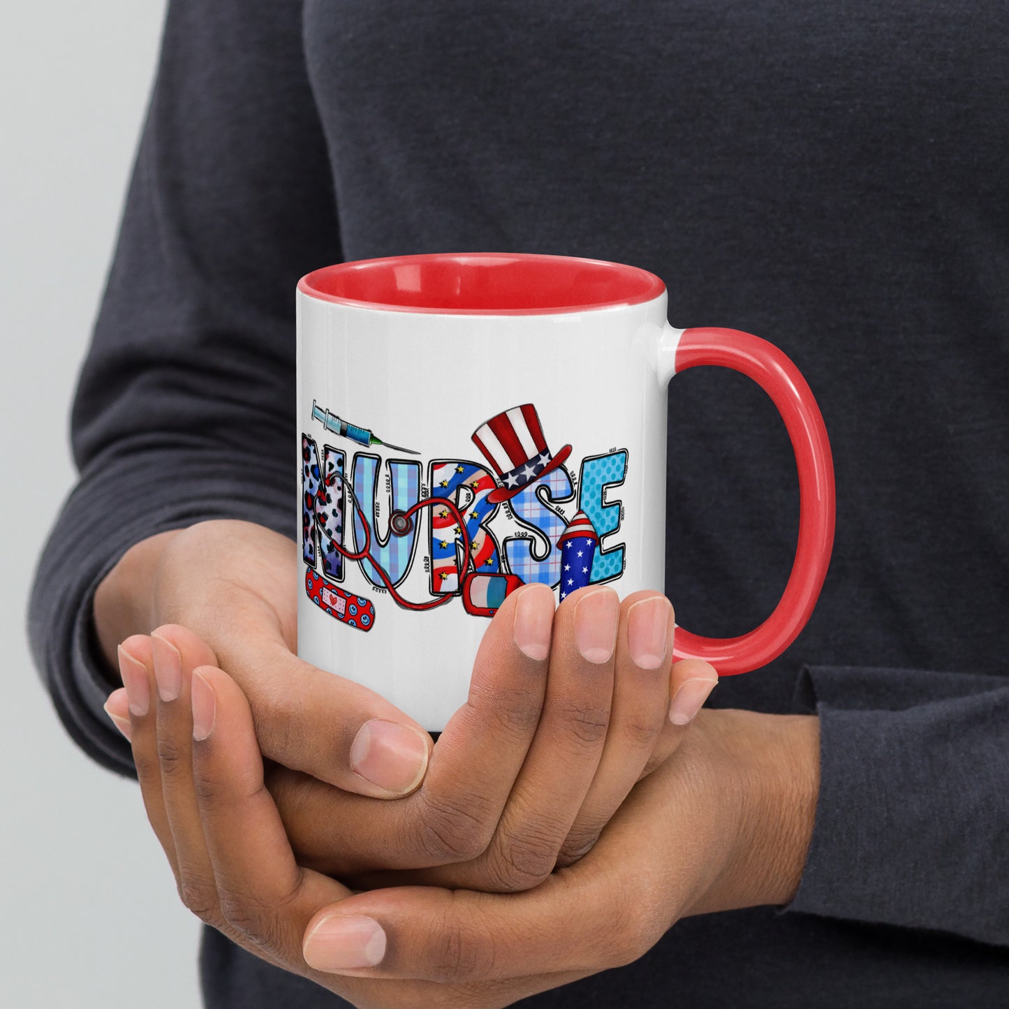 Multi color Nurse mug