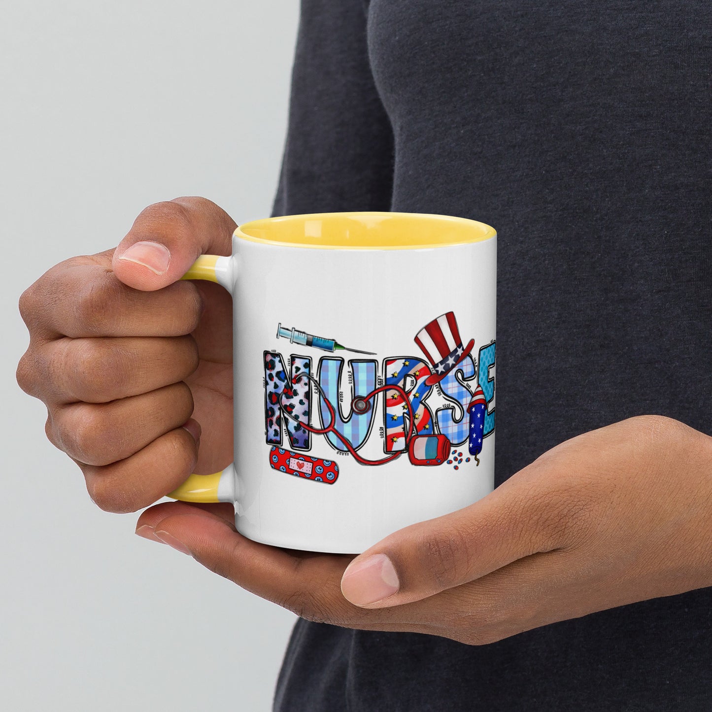 Multi color Nurse mug