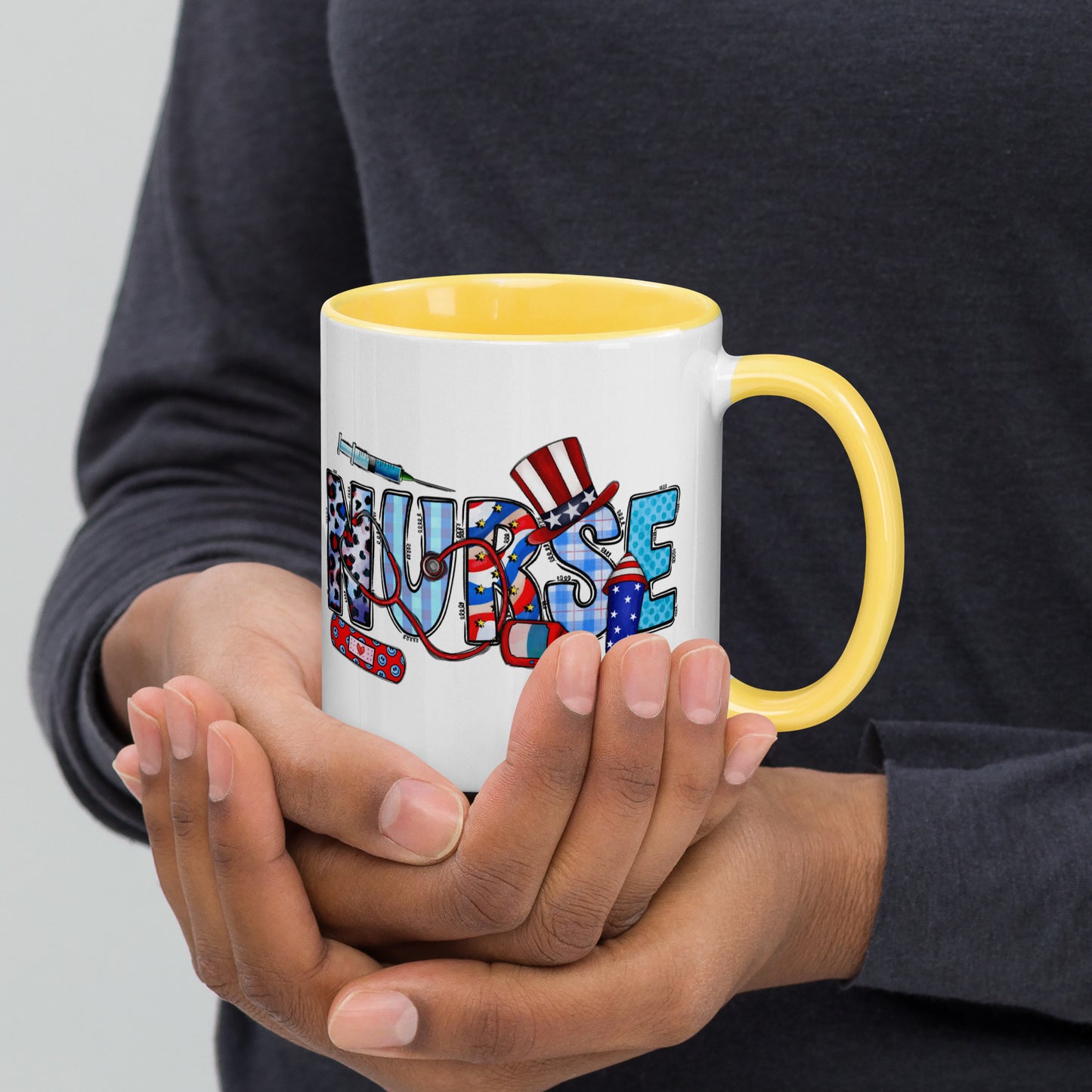 Multi color Nurse mug
