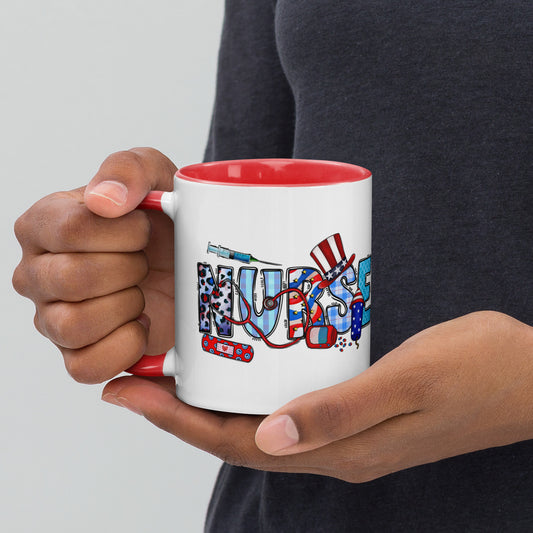 Multi color Nurse mug